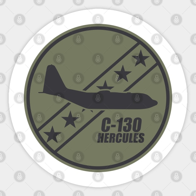 C-130 Hercules Patch (subdued) Sticker by TCP